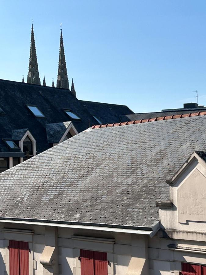 Appartement Confortable De 80M2 Centre Ville De Quimper & Parking Prive Exterior photo